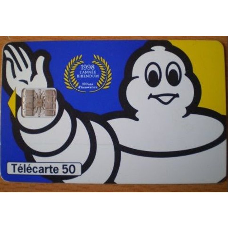 Télécarte 50 Unités Michelin 1998 L'année Bibendum 03/98