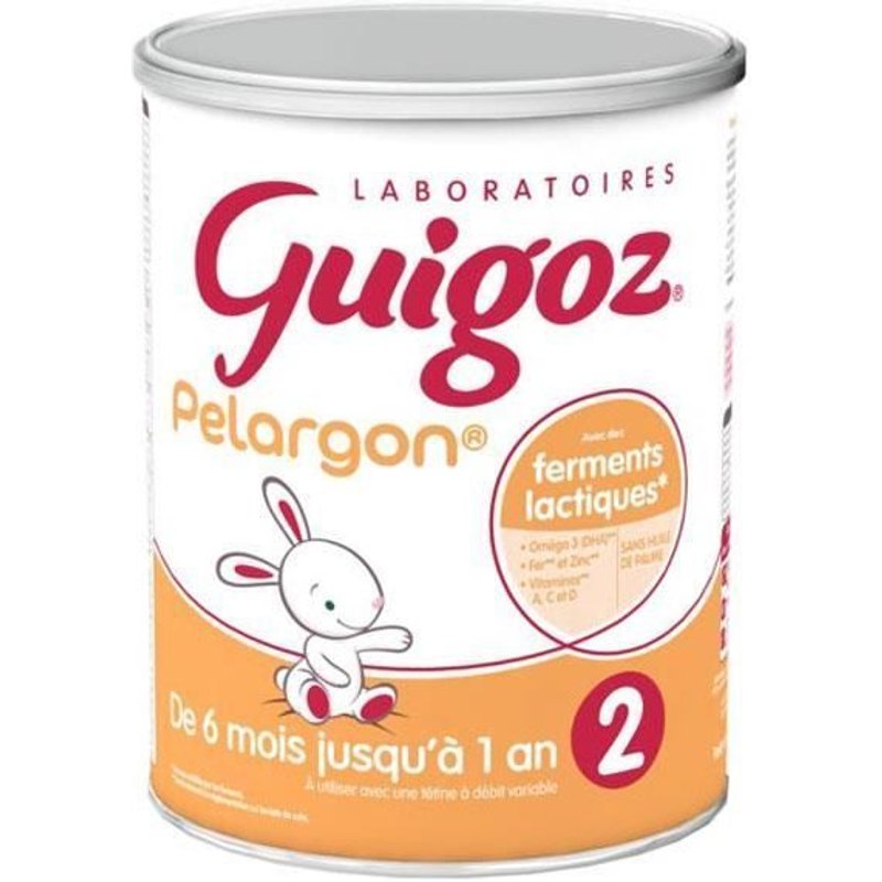 Guigoz Pelargon 2ème Âge +6m 780g