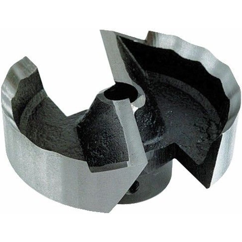 Fraisoir 6 pans - fixation directe sur mèches à bois - diamètre 50 mm FISCH