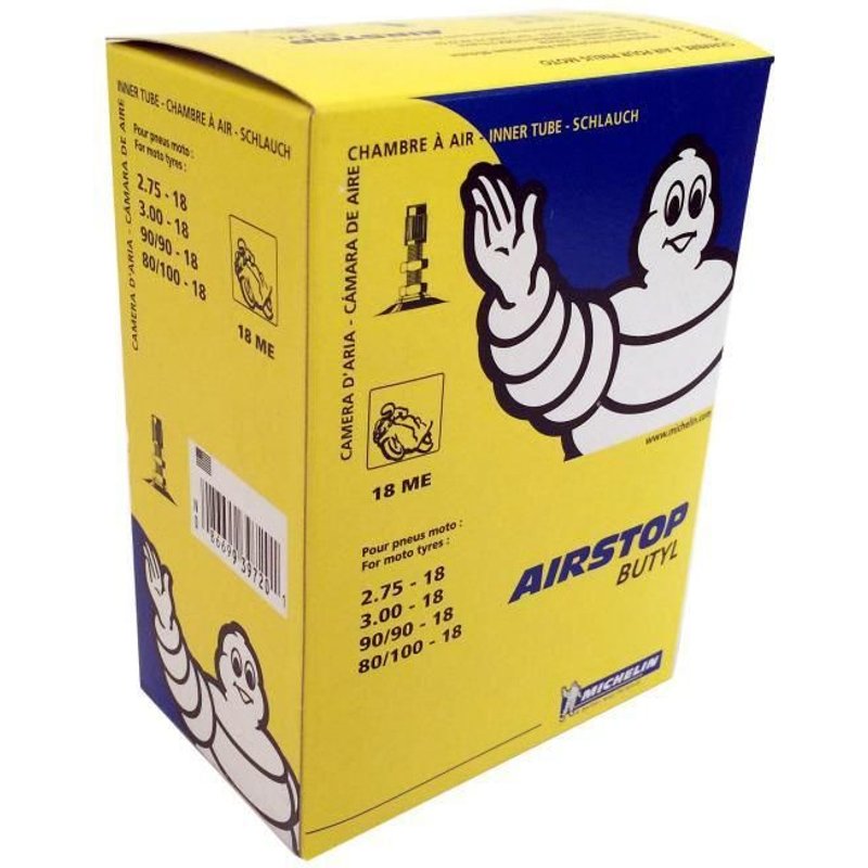 Chambre à air Michelin Street 2,75-18 valve droite TR4