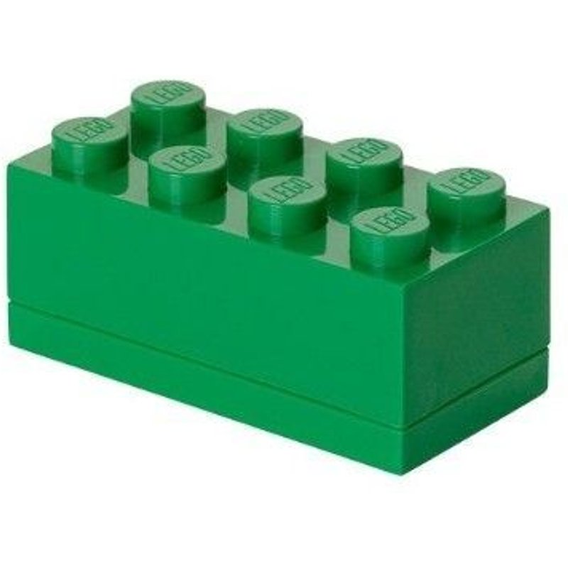 Lego - 40121734 - Ameublement Et Décoration - Boîte Miniature - Vert Foncé - 8 Plots Room Copenhagen