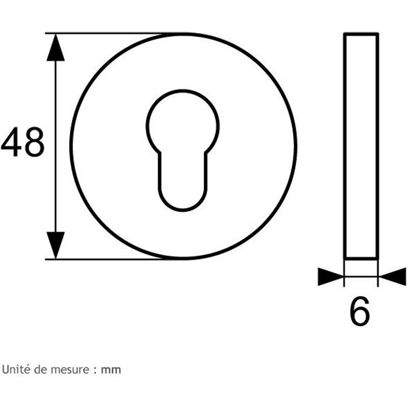Rosaces de fonction en porcelaine blanc de Merigous