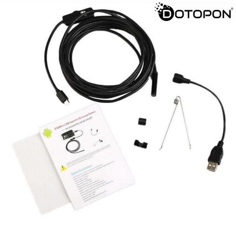 Endoscope USB Android Endoscope 2M 7MM - Inspection Tube Mini Caméra