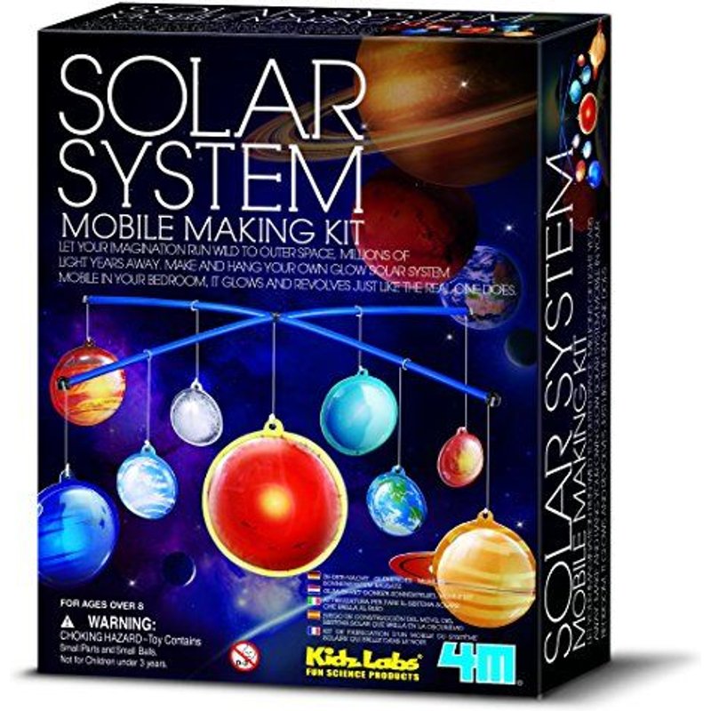 Dam - 4m - 5603225 - Jeu De Construction - Kidzlabs - Kit Mobile Du Systeme Solaire Phosphorescent