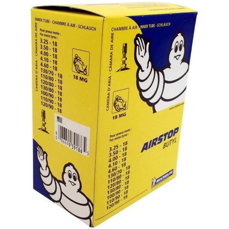 Chambre à air Michelin Street 130/80-18 valve droite TR4