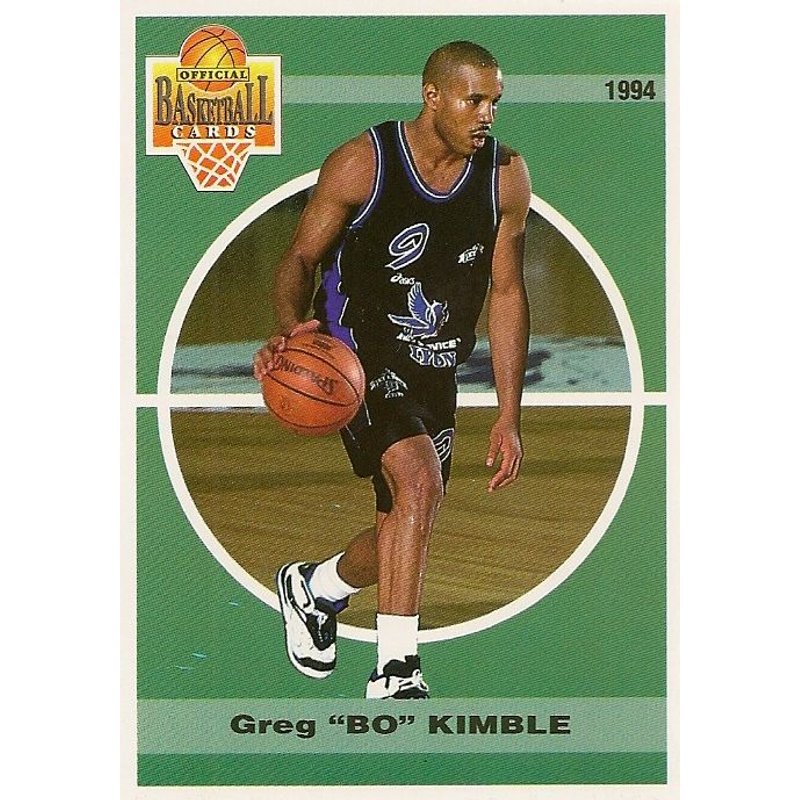 Carte Panini - Basketball 1994 - Kimble Greg "Bo" - N° 85