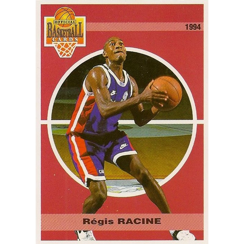 Carte Panini - Basketball 1994 - Racine Régis - N° 112