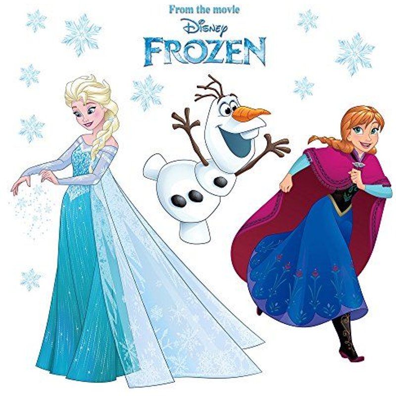 Komar Window d'autocollants ""Frozen Snowflake, 1 pièce, multicolore, 16408