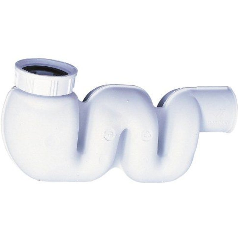 Wirquin SP3198 Compact Siphon de lavabo en matériau souple