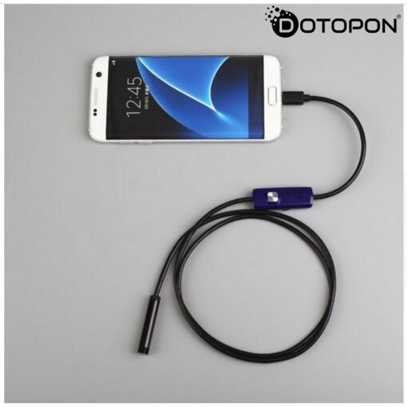 Endoscope USB pour Android OTG Téléphone PC IP67 6LED 1 M 7mm