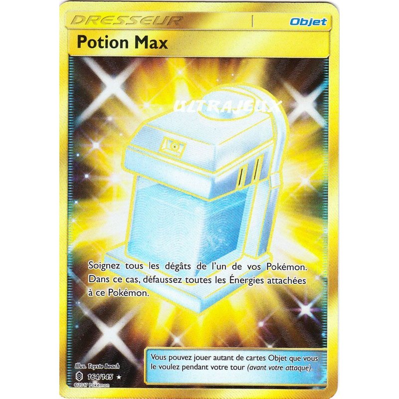 Pokémon - 164/145 - Sl2 - Soleil Et Lune - Gardiens Ascendants - Potion Max - Secret Rare