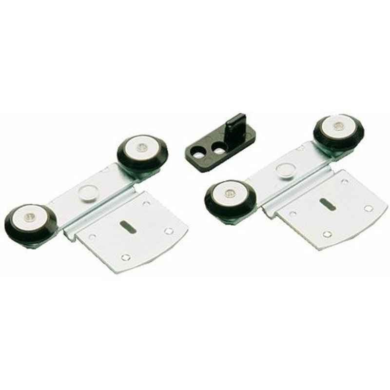 Roulette pour fixation à plat-vantail 30 kg-Déport extérieur-560900 ROB