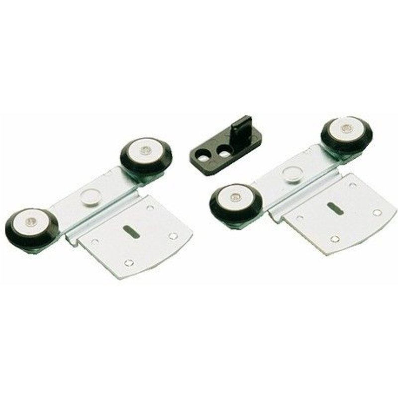 Roulette pour fixation à plat-vantail 30 kg-Déport intérieur-560800 ROB