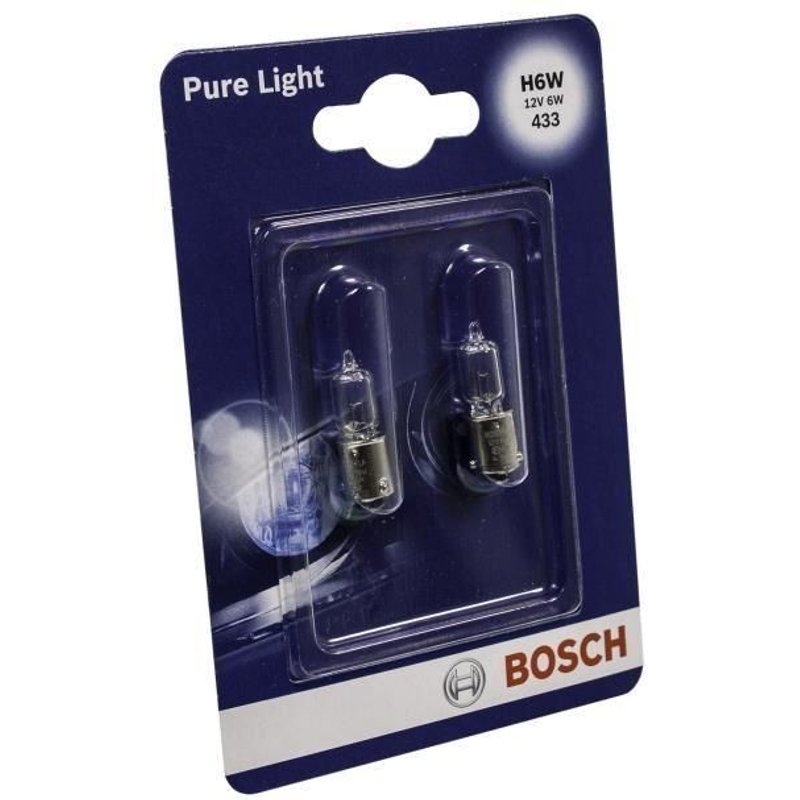 Bosch Ampoule Pure Light 2 H6w 12v 6w