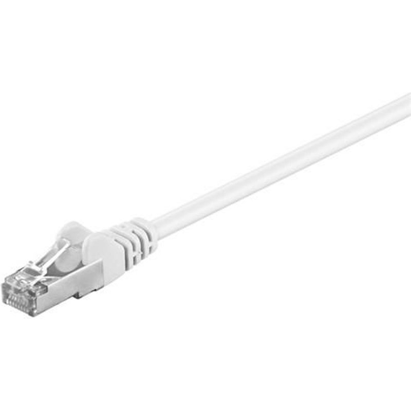Goobay Lot de 5 câbles ethernet RJ45 cat 5e SF/UTP Blanc 7.5 m