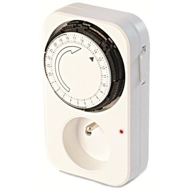 SCS SENTINEL Prise programmable mécanique blanc