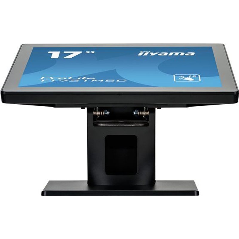 iiyama ProLite T1721MSC-B1 - Écran LED - 17" - écran tactile - 1280 x 1024 @ 75 Hz - TN - 250 cd/m² - 1000:1 - 5 ms - DVI-D, VGA - haut-parleurs - noir