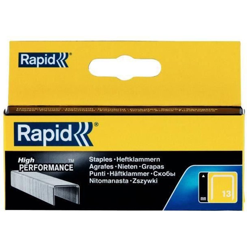 RAPID Agrafes N°13/4 en fil fin 2500 pcs