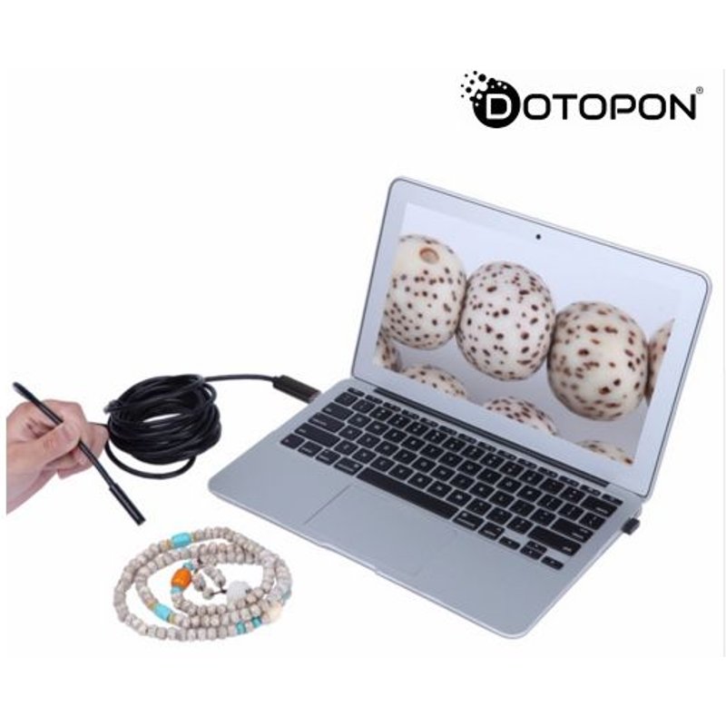 Caméra USB Endoscope IP67 Étanche Mini Caméra Vidéo 2MP 9mm 6LED Serpent Industrielle