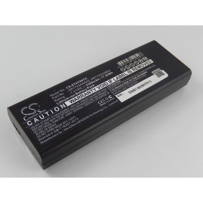 vhbw Li-Ion batterie 2300mAh (7.4V) pour radio, Talkie Walkie EADS P3G, TPH700 comme HR7742AAA02.