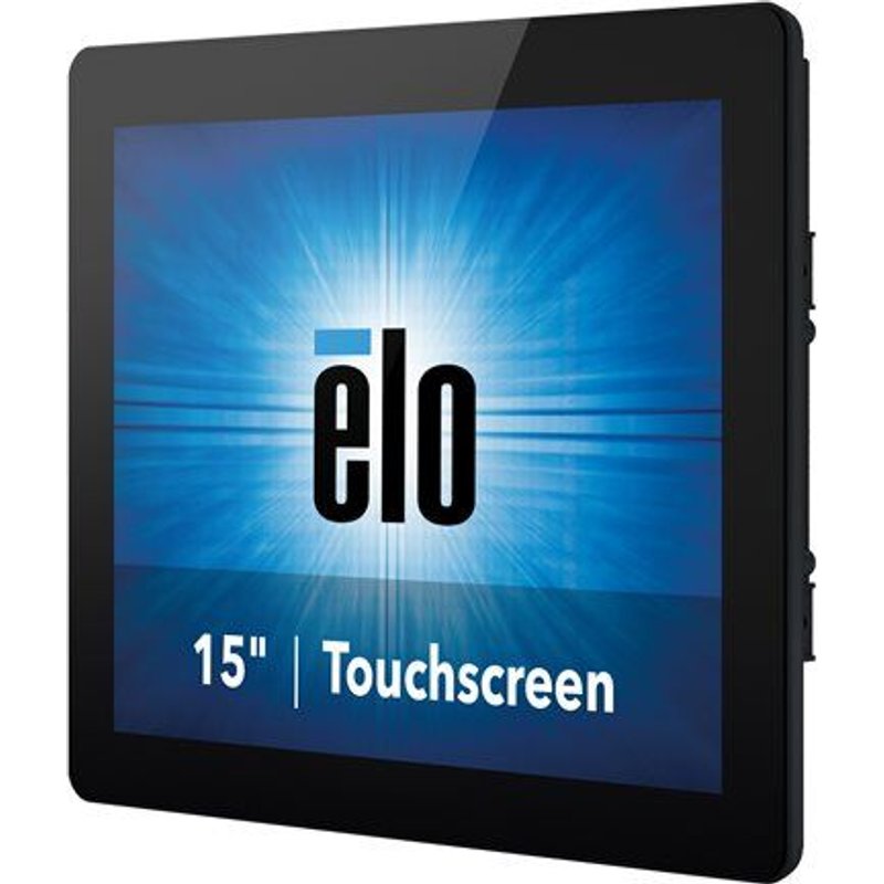 Elo 1590L - 90-Series - écran LED - 15" - cadre ouvert - écran tactile - 1024 x 768 @ 75 Hz - 250 cd/m² - 700:1 - 16 ms - HDMI, VGA, DisplayPort - noir
