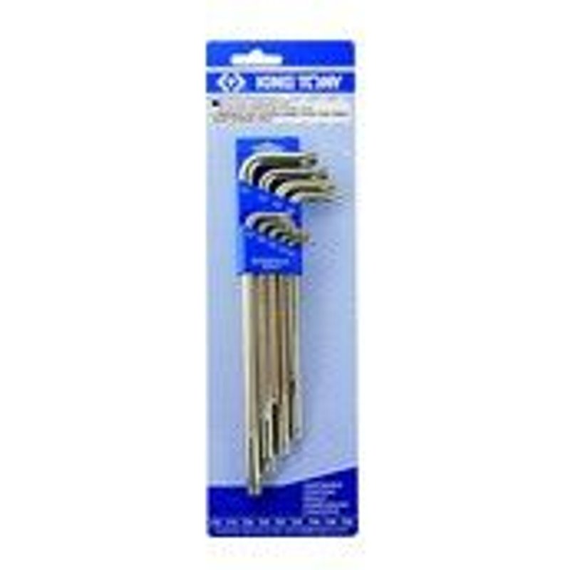 Jeu de clés mâles longues Torx en étui - 9 pièces - 20319pr