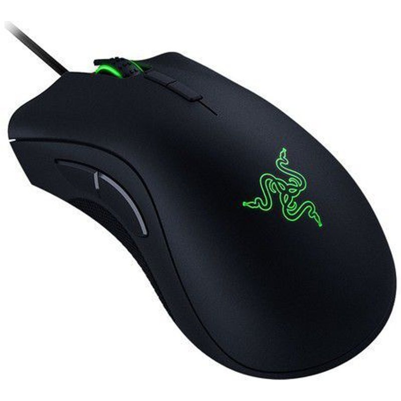 Souris filaire pour gamer Razer DeathAdder Elite Chroma - Droitier - Capteur optique 16000 dpi - 7 boutons programmables - Rétro-éclairage RGB