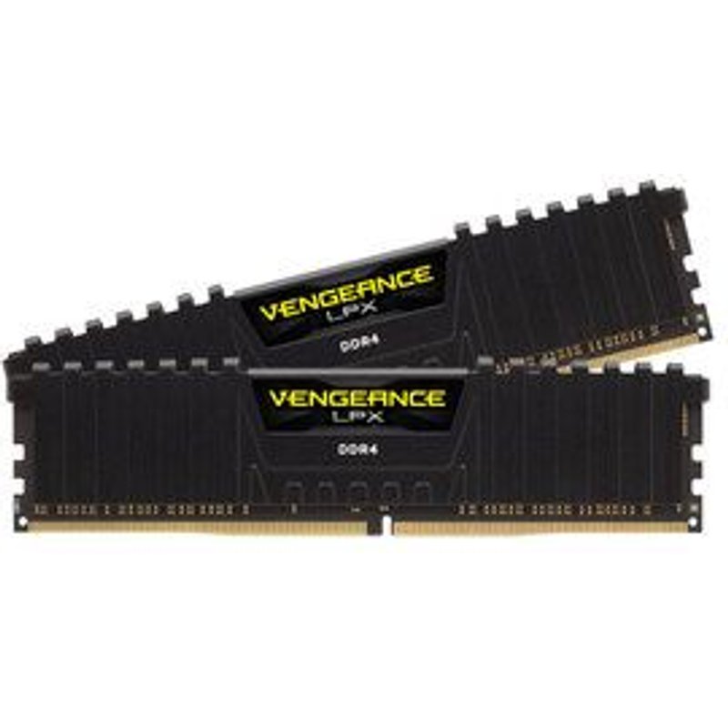 CORSAIR Vengeance LPX - DDR4 - kit - 16 Go: 2 x 8 Go - DIMM 288 broches - 3200 MT/s / PC4-25600 - CL16 - 1.35 V - mémoire sans tampon - non ECC - noir