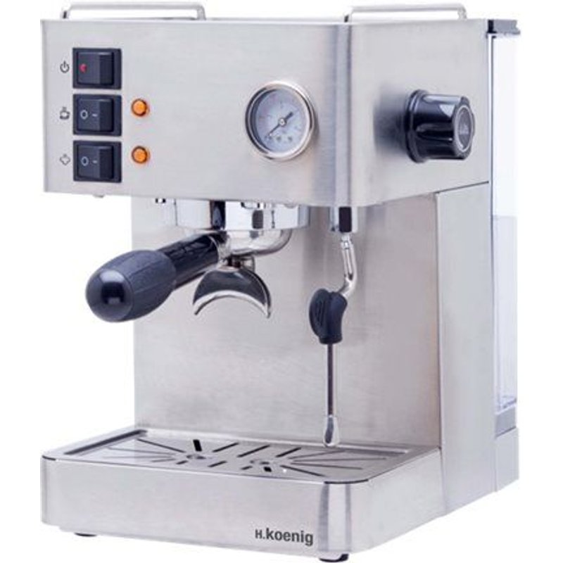 H.Koenig EXP530 - Machine à café avec buse vapeur Cappuccino - 15 bar - acier inoxydable
