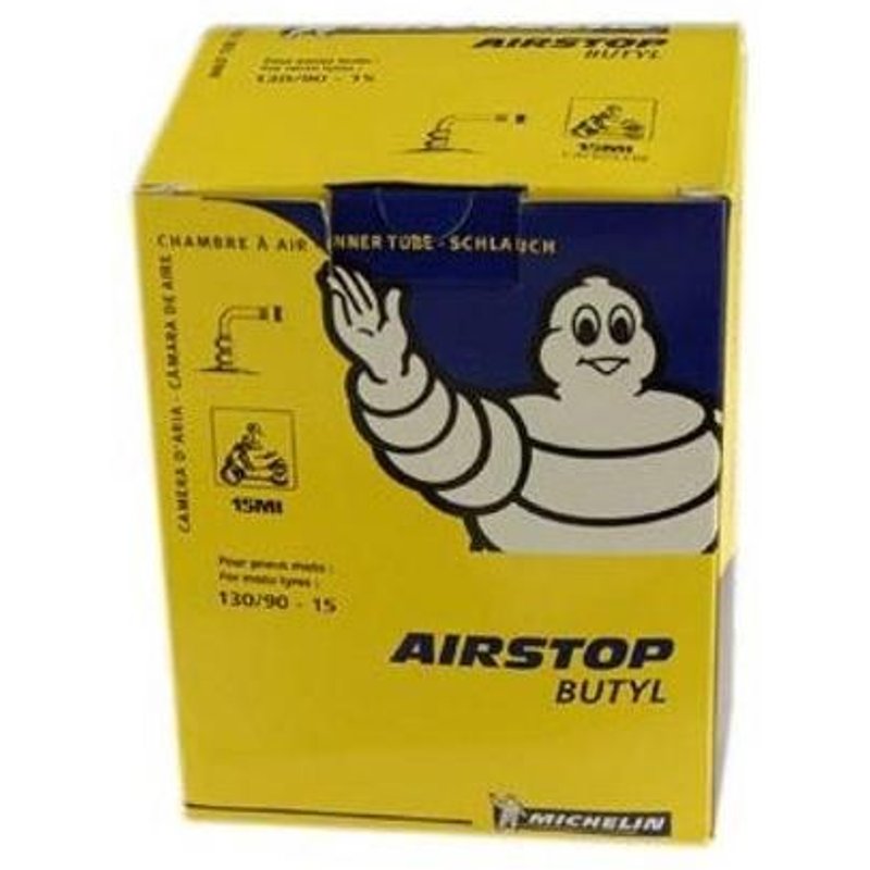 Chambre à air Michelin Street 130/90-15 valve coudée à 90°