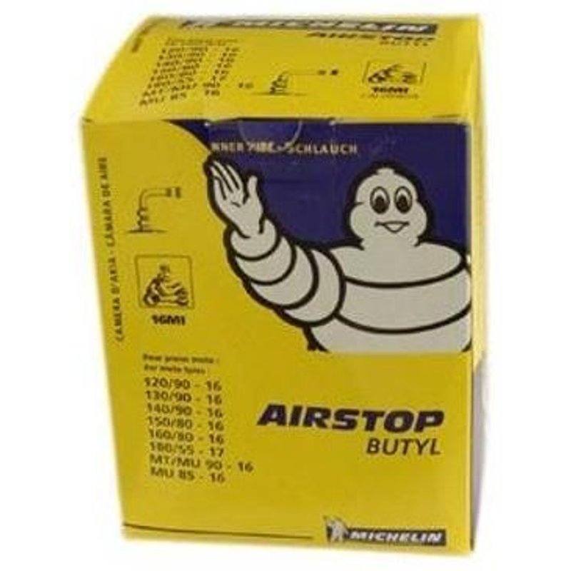 Chambre à air Michelin Street 140/90-16 valve coudée à 90°