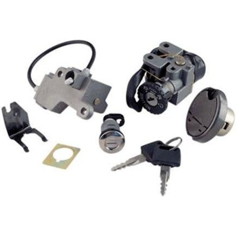 Contacteur à clé + serrure selle adaptable scooter 50cc chinois 139Q