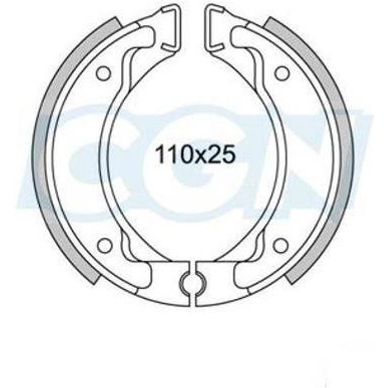 Mâchoire de frein Newfren pour MBK Booster/Yamaha BW's