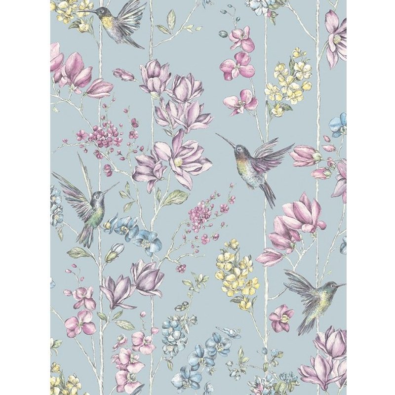 Papier peint Oeufs de canard floral Colibri Holden