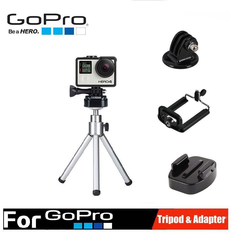 YOINS® Accessoires Gopro Xiaomi Yi Trépieds Mini Support universel portable Supporte Coppor Trépied Support 2kg pour Gopro Hero 4 3+ 3 SJ4000