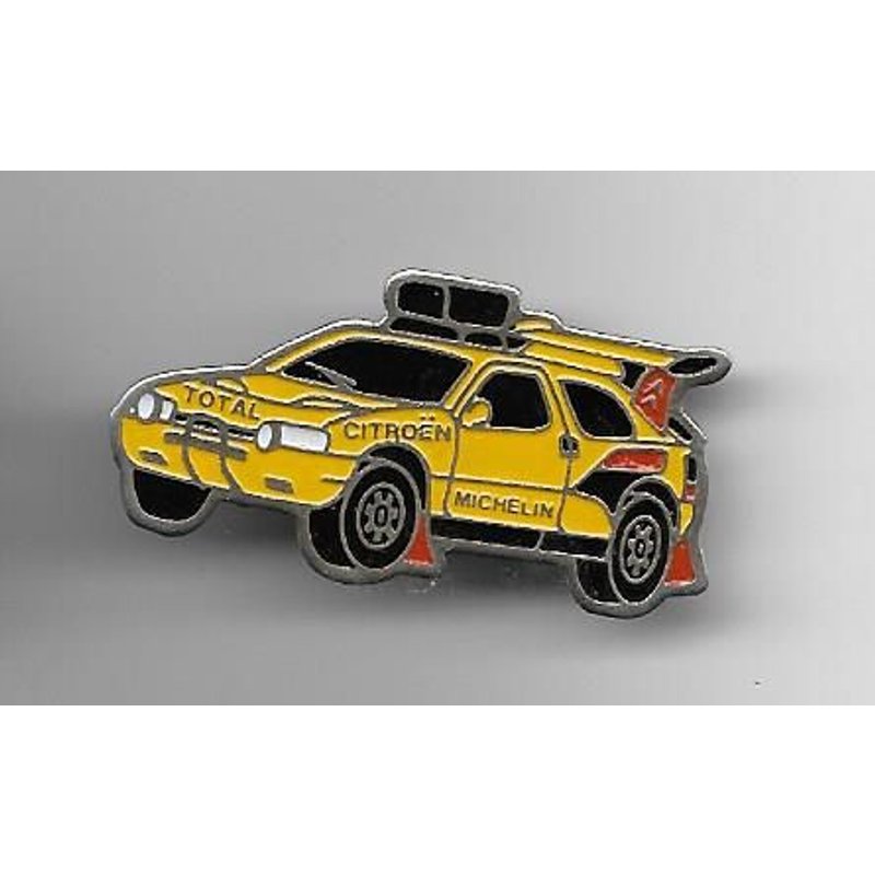 Pins Automobile Citroën Total Michelin Rallye Dakar / Grand Modèle / Base Dorée