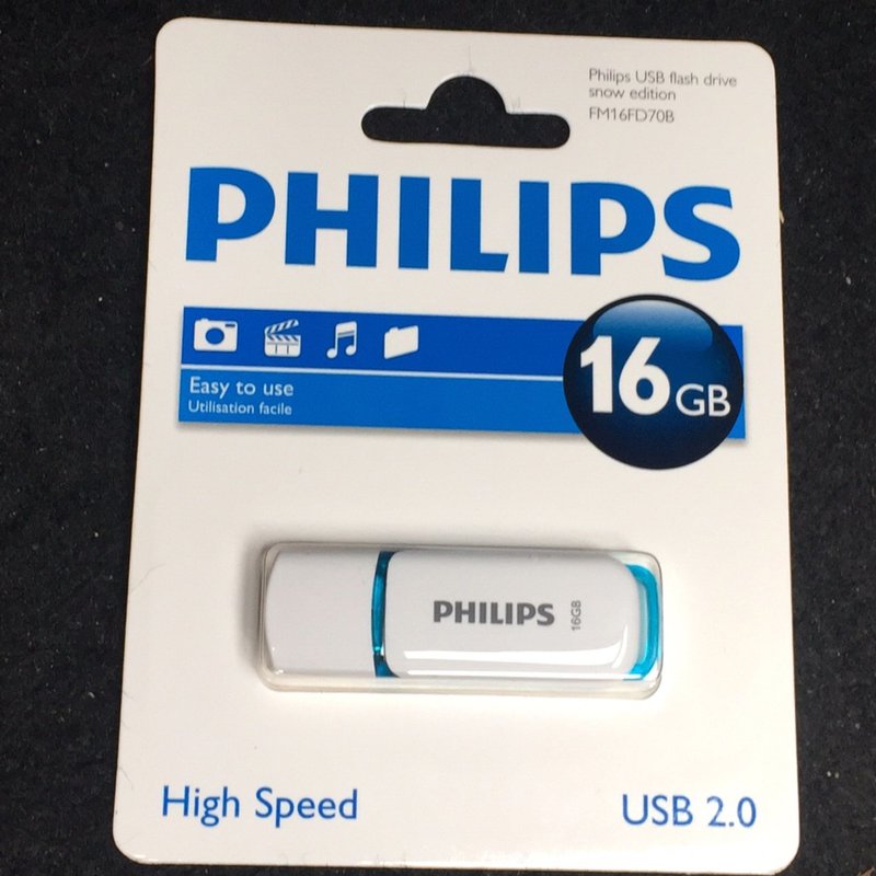 Cle USB 2.0 Philips FM16FD70B Snow edition 2.0 16Go