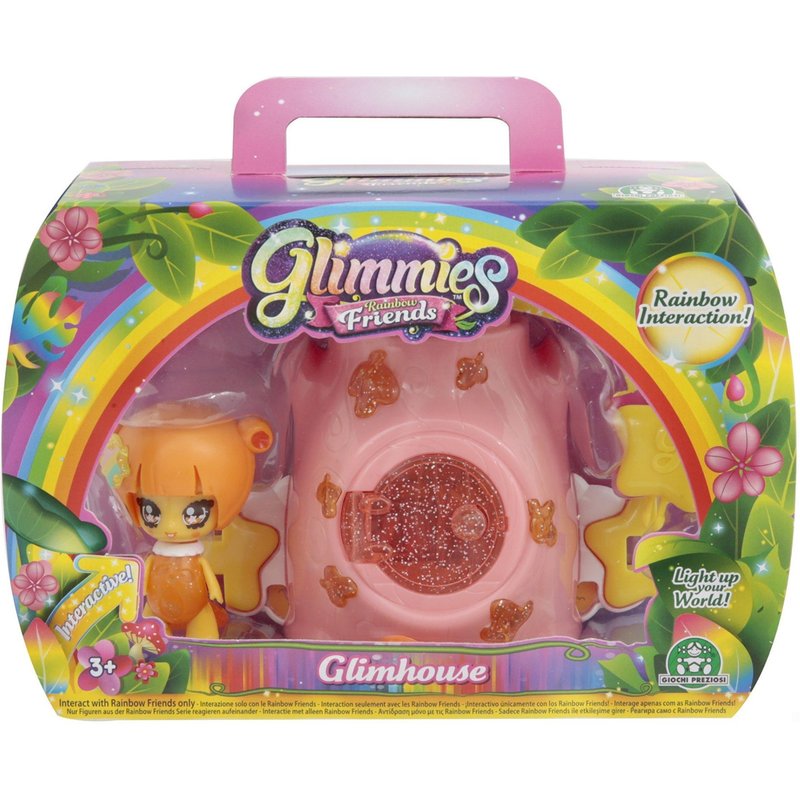 Glimmies Rainbow Friends Glimmies - Glimhouse (Maison) + 1 Glimmies Rainbow Friends Exclusive - Maison Tronc