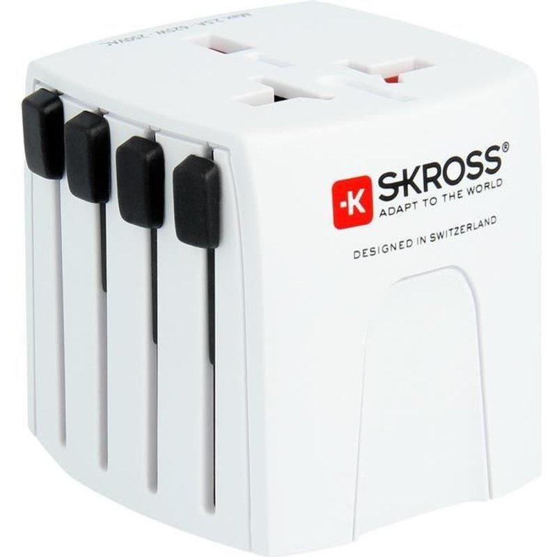 SKROSS Adaptateur de voyage 150 pays - 2 pĂ´les