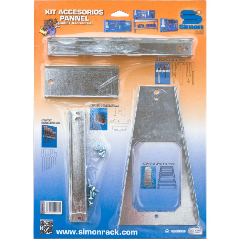 SUPPORT Outillage mural pour panneau porte outils