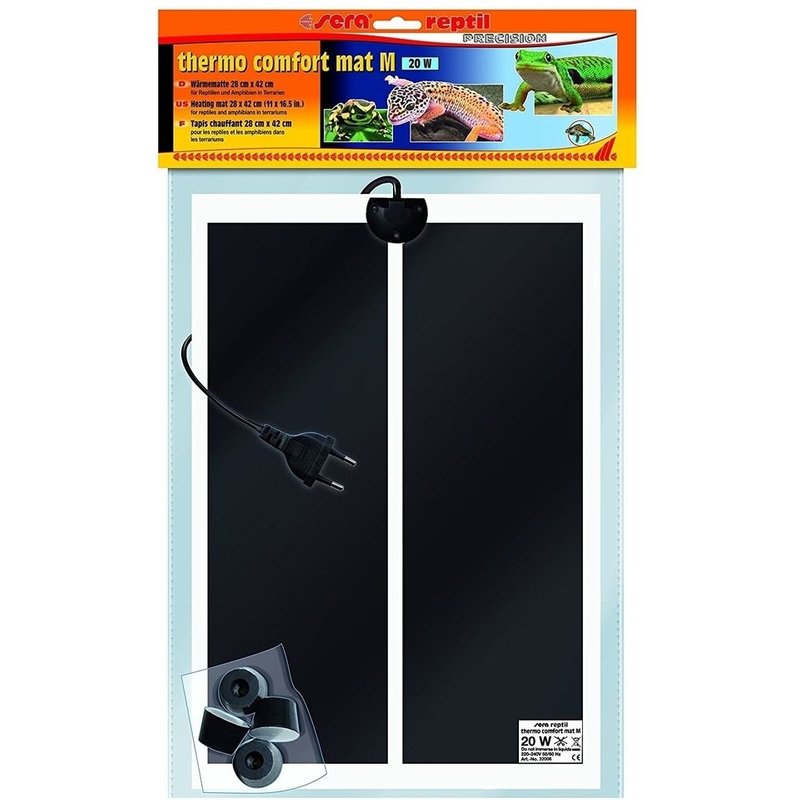 Sera - Tapis Chauffant Thermo Comfort Mat M De 28x42cm Pour Terrarium - 20w