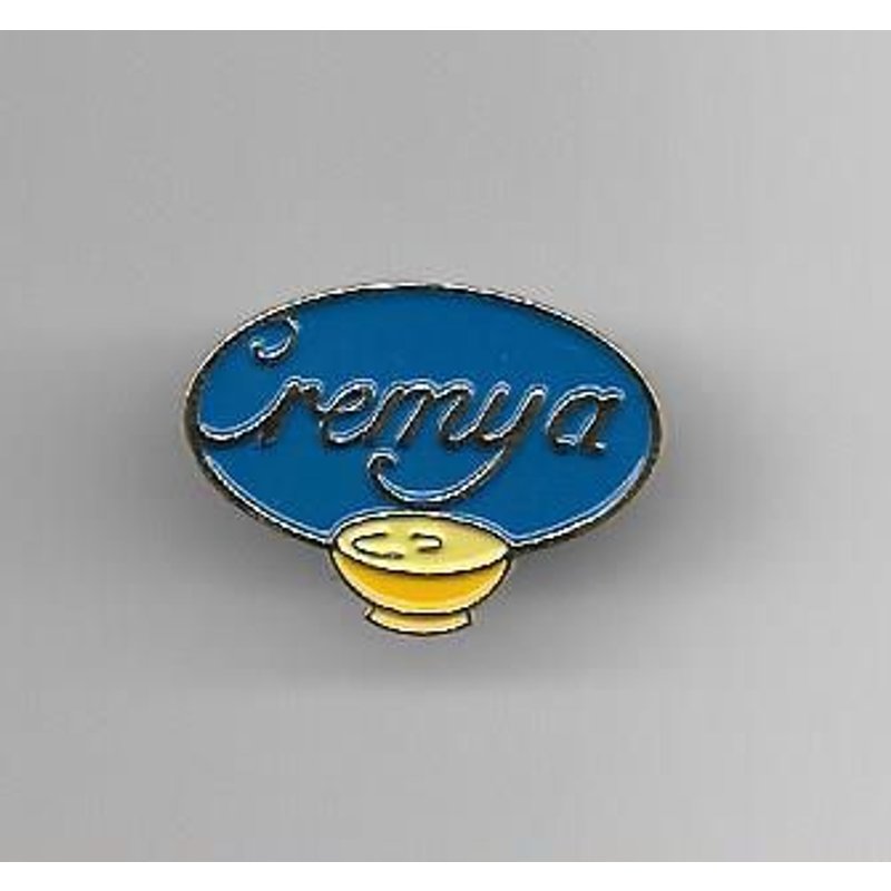 Pins Alimentation Crème Cremya Le Bol / Signé Plg Base Dorée