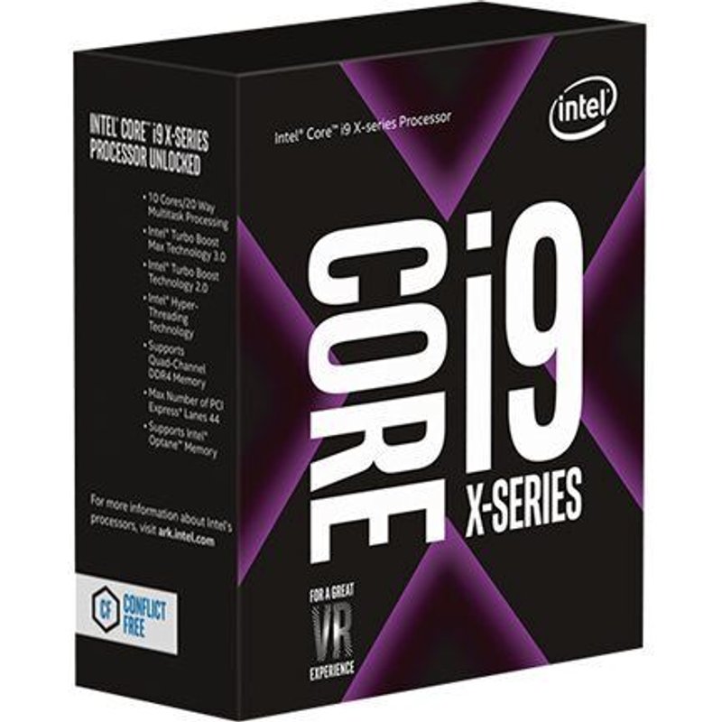 Intel Core i9 7920X X-series - 2.9 GHz - 12 coeurs - 24 filetages - 16.5 Mo cache - LGA2066 Socket - Box