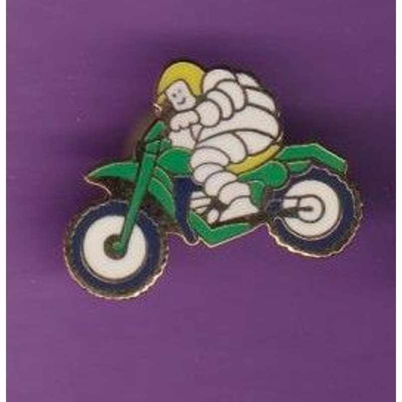 Pin's Moto Motos Michelin Bibendum Cross Ref 1305