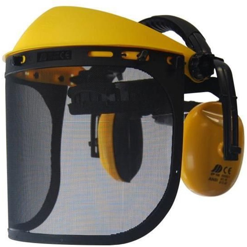 JARDIN PRATIQUE Visiere de protection - Écran grillagé extra large avec anti bruit