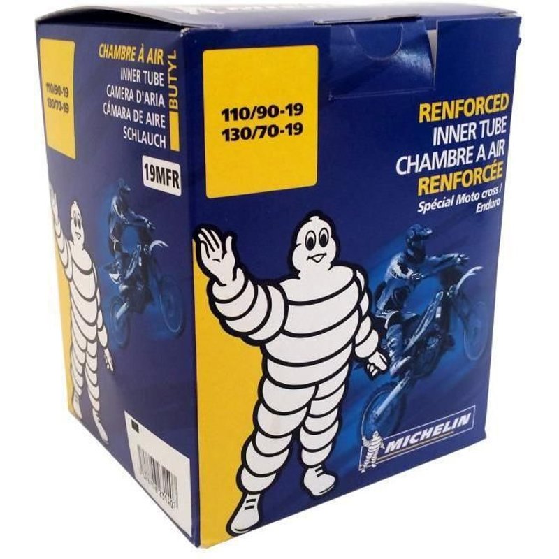 Chambre à air Michelin offroad 110/90-19 valve droite