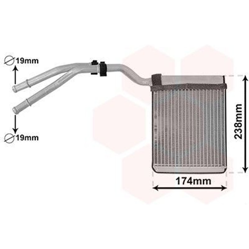 Radiateur De Chauffage Pour Ford Galaxy De 2006 À 2015