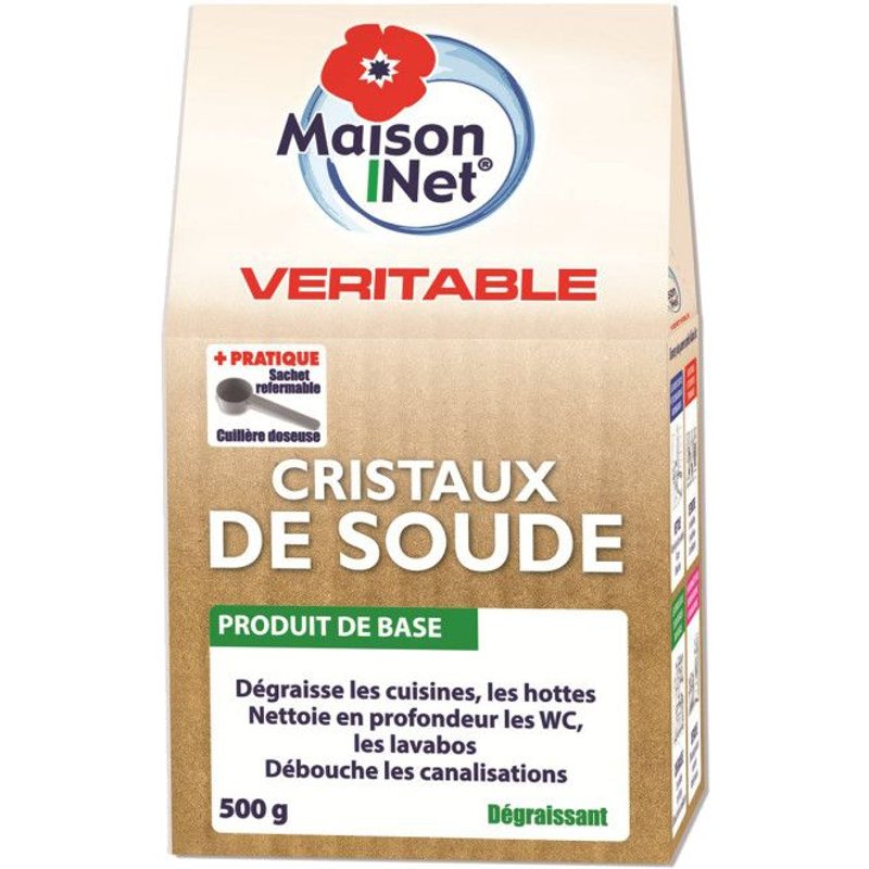 Pack de 8 - Cristaux de soude 500gr