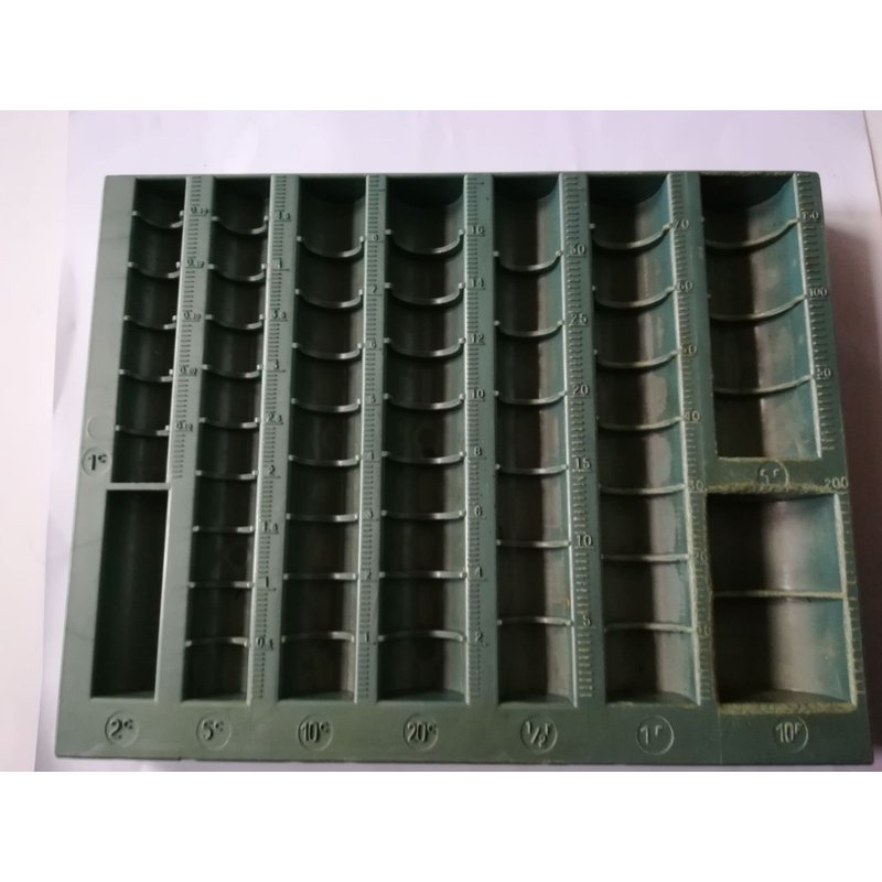 Casier À Monnaie En Francs En Plastique