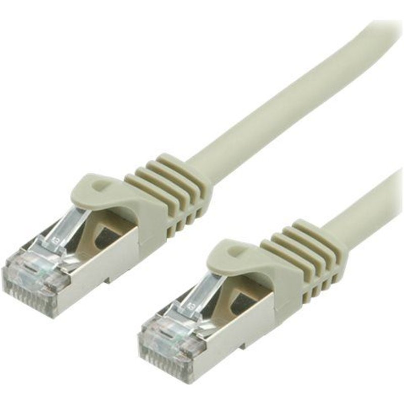 ITB Solution Economy - Cordon de raccordement - RJ-45 (M) pour RJ-45 (M) - 2 m - SFTP, PiMF - CAT 7 - moulé - gris
